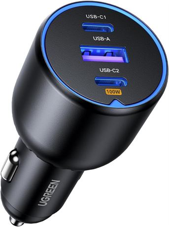 UGREEN 130 W USB-C PD3.0/QC4.0 PPS Car Charger