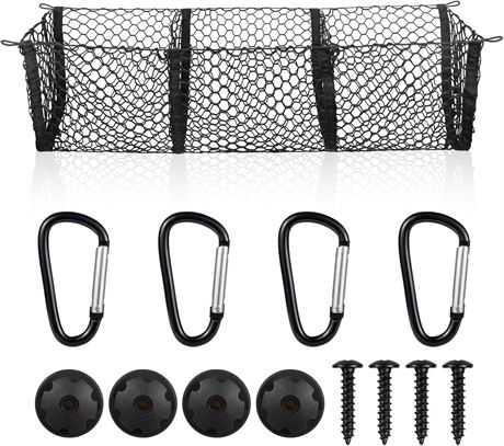Filet Coffre Voiture Élastique Universel JEVIE 43.3"x11.8"