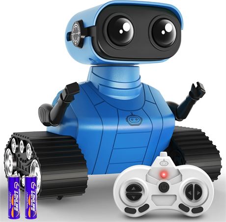 Hamourd Rechargeable RC Robot Toy for Kids with Music, Dance & LED Eyes