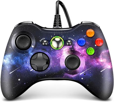 Manette filaire AceGamer PC Xbox 360 double vibration