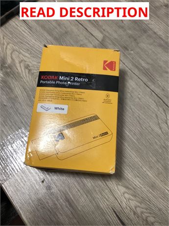 KODAK Mini 2 Retro 2x3 Portable Photo Printer, 38 Sheets, Bluetooth