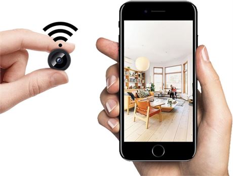 Caméra Espion WiFi 1080P Mini Détection Mouvement App