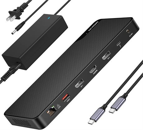 Thunderbolt 4 Dock, Triple Monitor 4K@144Hz, 40Gbps, 120W Power