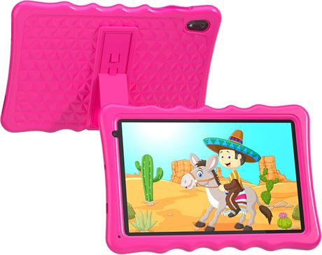 Android 13 Kids Tablet 10" 4GB RAM 32GB Storage with Protective Case