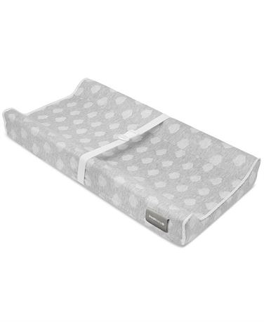 Jool Baby Waterproof Contoured Changing Pad with Non-Slip Design, Gray