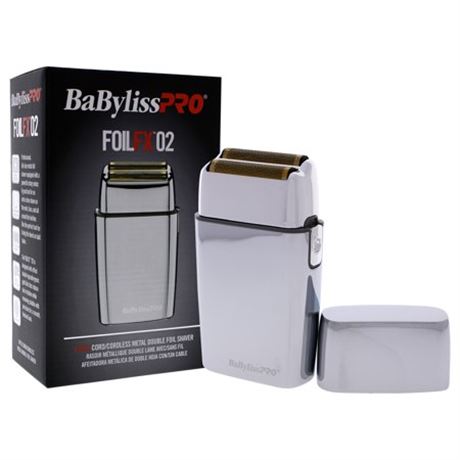 BaBylissPRO Cordless Metal Double-Foil Electric Shaver