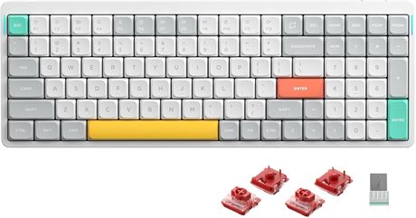 Nuphy Air96 V2 Wireless Mechanical Keyboard, 100 RGB, BT 5.1/2.4G