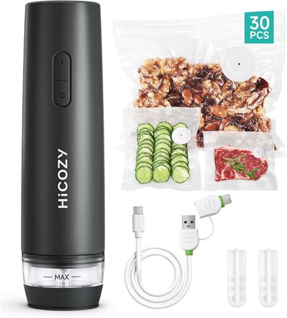 HiCOZY Machine   emballer sous vide, 30 sacs r utilisables, r servoir d'eau