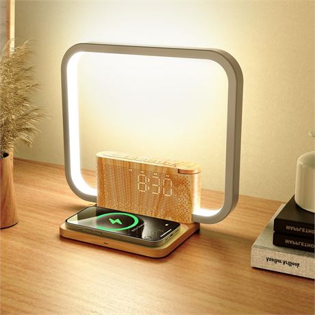Sunrise Alarm Clock with Wireless Charger