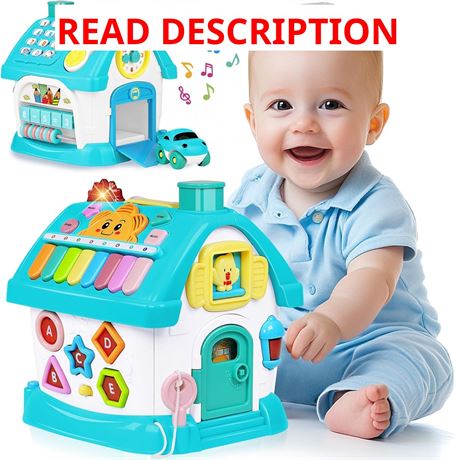 Dreampark jouet musical Montessori bébé maison multi-activités 8-en-1