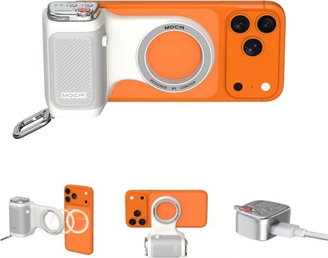 COMITOK MOCA iPhone 17 Pro Camera Grip, No App, iOS17/18 Compatible Magnetic
