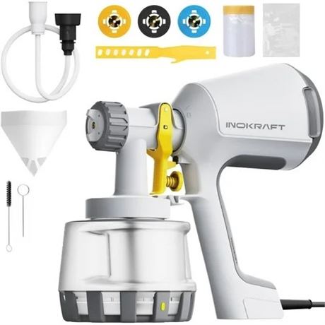 InoKraft HVLP 1.26 Qt Power Paint Sprayer, 11 Piece