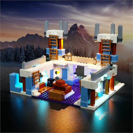 Kit LED Bourvill pour Lego château de glace 21186, version classique