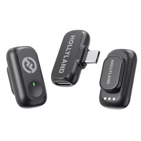 Hollyland Lark A1 Wireless Mini Mic for iPhone & Android, 48kHz/24-bit