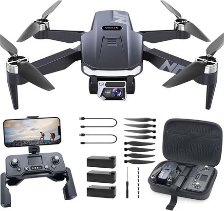 NAFYRE N11 PRO GPS Drone with 4K Camera, 90 Min Flight, Long Range