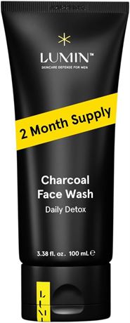 Lumin Charcoal Face Wash for Men – 100ml