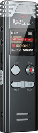 64 GB Digital Voice Recorder Password Lock MP3 Playback Conference Dictaphone