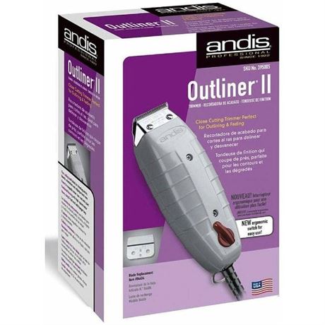 Andis Professional Outliner II Beard Trimmer Carbon Steel Blade