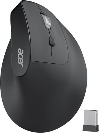 Acer USB-C Rechargeable Vertical Ergonomic Mouse