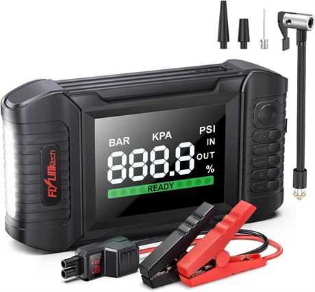 Bloc d'alimentation compresseur 6000A, d marreur et gonfleur pneu 150 PSI