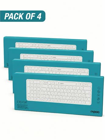 RAPOO Wireless Keyboard for PC/Laptop, 2.4GHz & Bluetooth, 99-Key