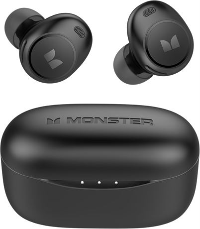 Monster  couteurs sans fil Bluetooth 5.3 intra-auriculaires, micro int gr