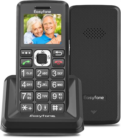 Easyfone T200 4G Big Button Phone for Seniors with SOS & Dock