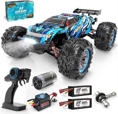 Hosim voiture RC brushless rapide 4x4 buggy tout-terrain étanche adulte