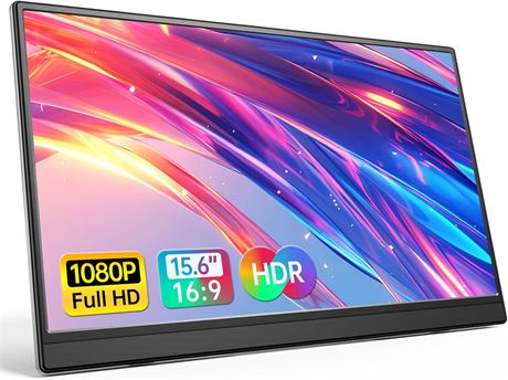 Moniteur Portable 15.6" 1080P USB-C HDMI Travel Monitor