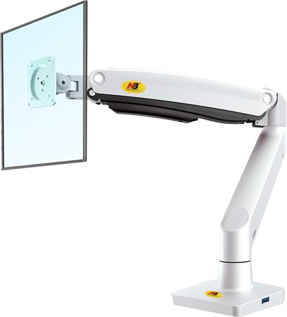 North Bayou Full Motion Gas Spring Monitor Arm 22-35" Adjustable Desk Mount
