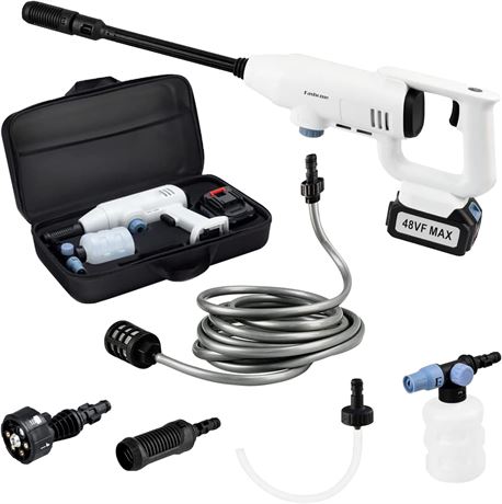 Nettoyeur haute pression portable sans fil 870 PSI batterie 21V voiture terrasse