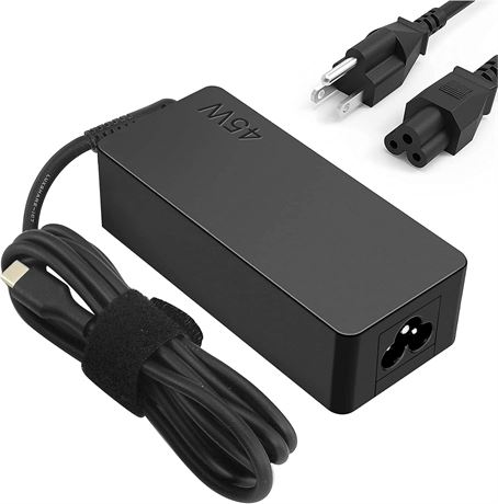 45W USB-C Charger for Lenovo/Dell/Samsung Chromebooks (100e-5190)