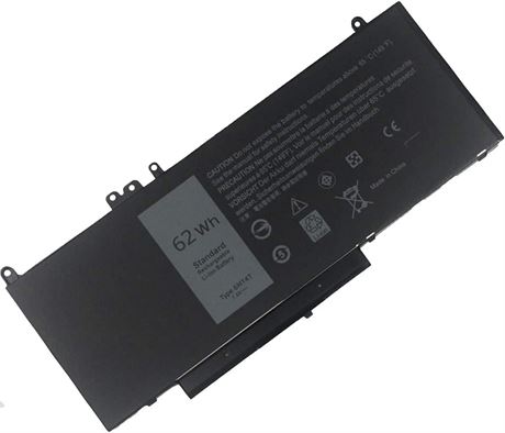 6MT4T Battery for Dell Latitude E5470/E5570/Precision 3510 - 7.6V 62Wh