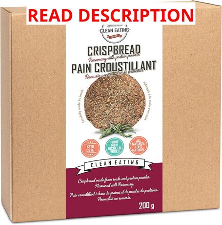 Crispbread Scandinave High Fibre Romarin 200g