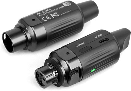 AROMA  metteur-r cepteur sans fil XLR UHF pour micros dynamiques   PA
