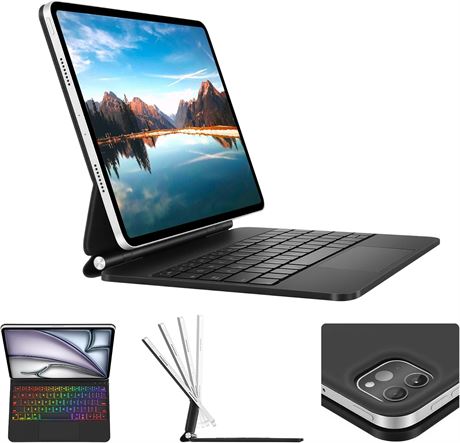 Magic Keyboard Case for iPad Pro 11" & iPad Air 11"/10.9" with Trackpad