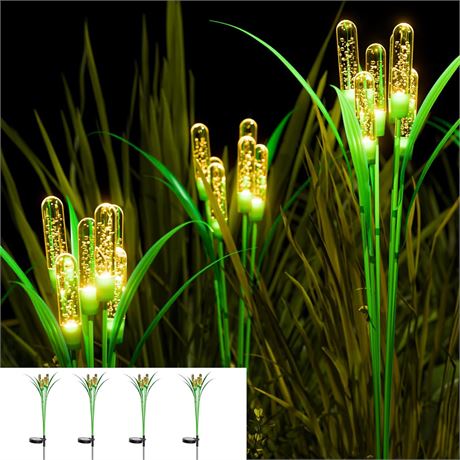 2-Count Solar Firefly Garden Lights – 6 LED, Pathway Lighting