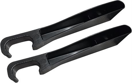 SMART ELF 2-Pack Car Seat Gap Filler Organizer with Storage & Charging Hole