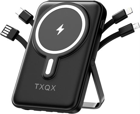 MagSafe Battery Pack 10000mAh, 22.5W PD Wireless Charger for iPhone Pro/Max