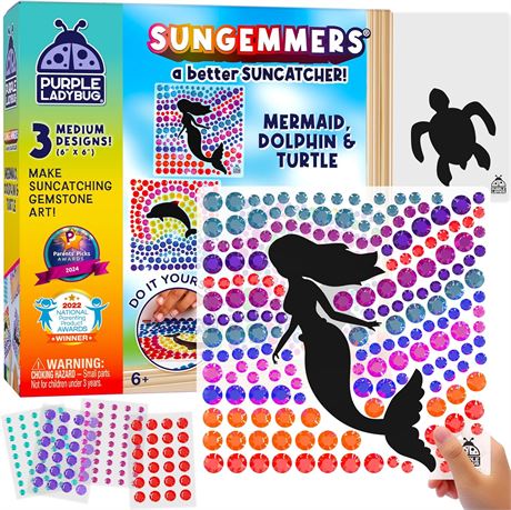 Sungemmers Creative Craft Kit for Girls Ages 6–12, Mermaid DIY Room Decor