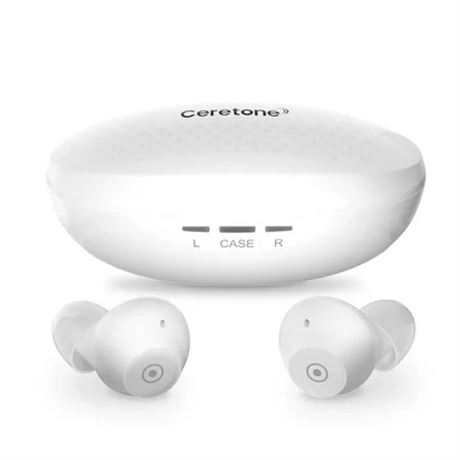 Ceretone Fusion Rechargeable In-Ear OTC Hearing Aids Noise Reduction Pair