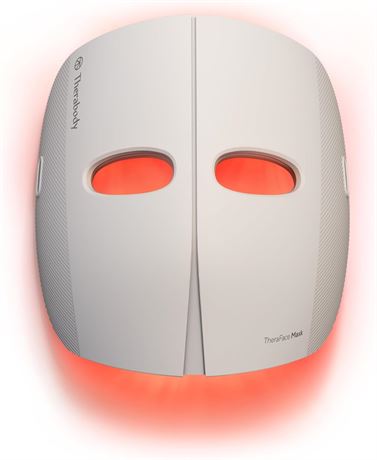 TheraFace LED Light Therapy Facial Mask Vibration Blue & Red Light Anti-Aging