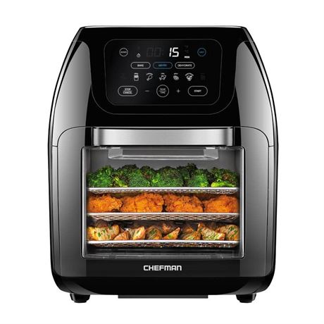 10-Liter Digital Multifunction Air Fryer Plus Rotisserie, Dehydrator, Oven