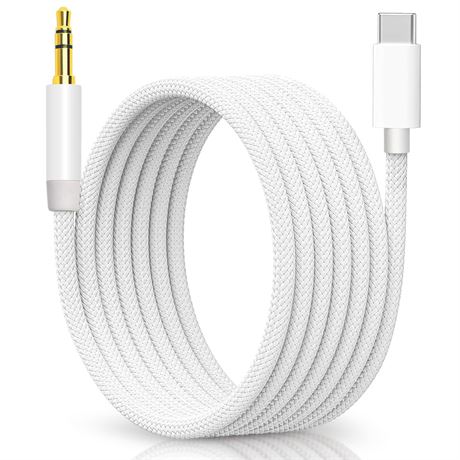 OITYEUF USB-C to Aux Cable – 3.3ft, iPhone/Samsung Compatible