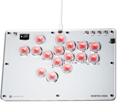 Haute42 Arcade Stick 16-Key All-Button Controller with RGB