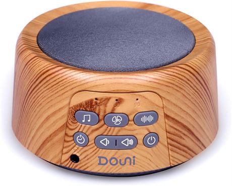 Machine Bruit Blanc Douni 27 Sons Relaxants Minuterie Bois