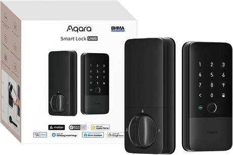 Aqara UWB Smart Lock U400, Matter Over Thread, HomeKit/Alexa/Google