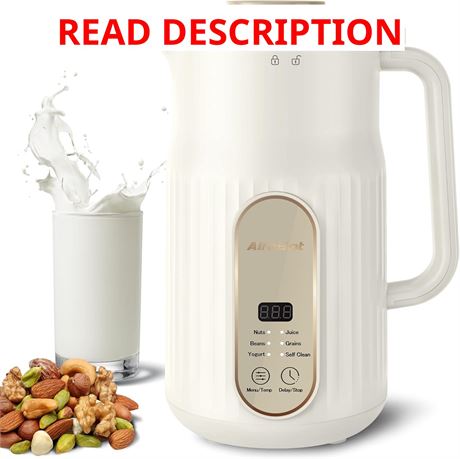 AlfaBot N2 Nut Milk Maker, 35 oz, Delay & Self-Clean