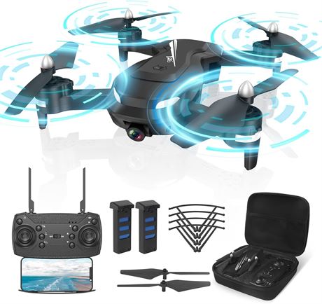 T26 Camera Drone for Adults - 1080P FPV, 24min Flight, Altitude Hold