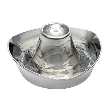 PetSafe Drinkwell Seaside Stainless Steel 60 oz Drinking Fountain